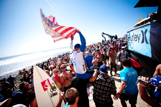 Kelly Slater wins the 2010 Hurley Pro at Lower Trestles and reclaims the top spot on the ASP World Tour.