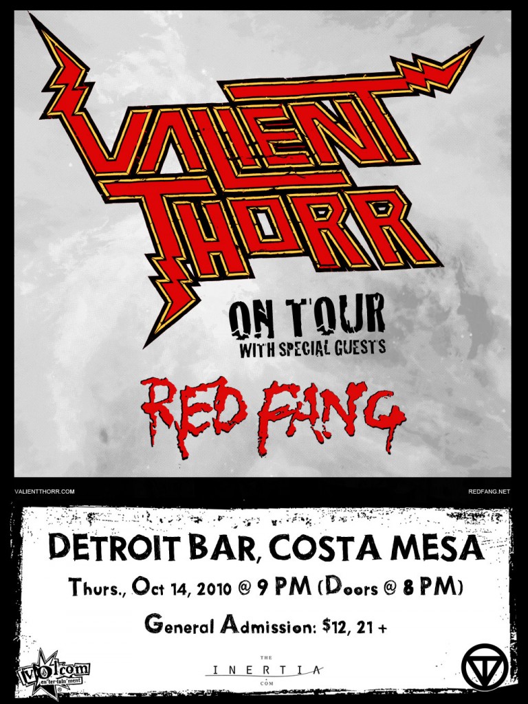 TheInertia.com is proud to support Valient Thorr's thorough rocking at The Detroit Bar in Costa Mesa.