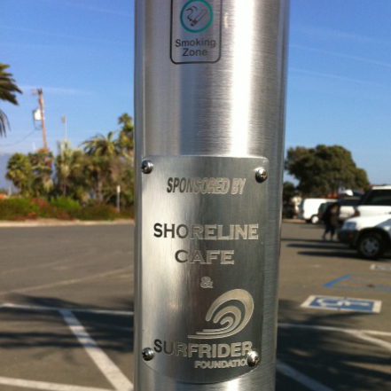 cigarrette butt recepticles surfrider