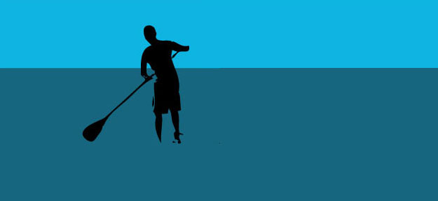 Standup Paddler Silhouette