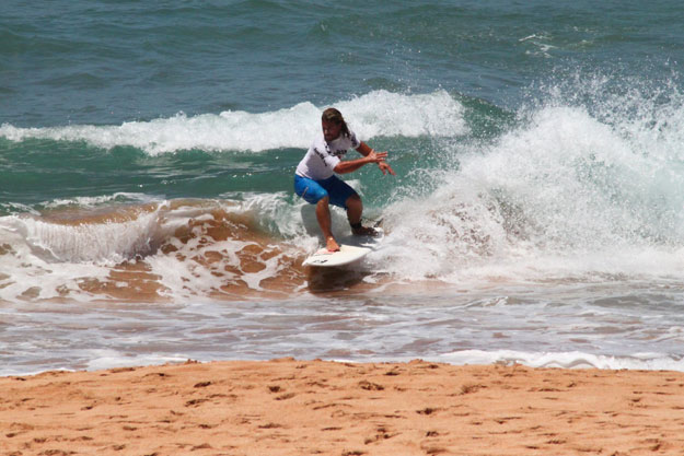 As you can see, the waves were going off and Occy was absolutely KILLING it! Photo: Butler