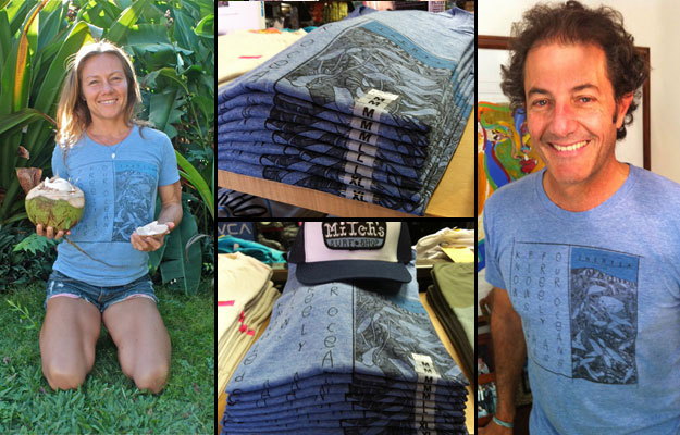 Rochelle Ballard and Shaun Tomson have their Inertia tees. Do you?