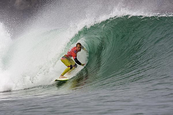 CJ Hobgood during boom times in Mundaka. Photo: ASP