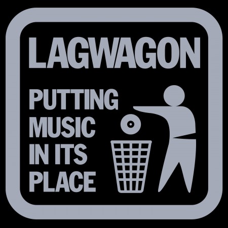 The cover art for Lagwagon's Box Set, "Putting Music in Its Place." 