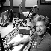 Bassy and Baldy in the studio every Sunday morning.