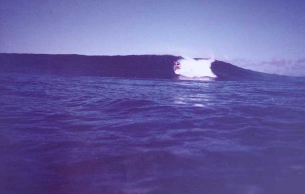 Jim White surfing Velzyland during the trip. Photo: Courtesy Jim White