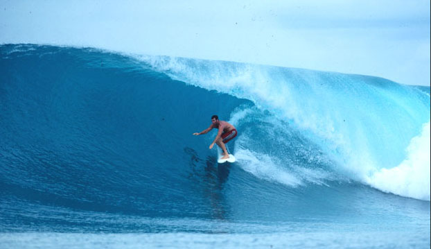 Matt Biolos surfs. Photo: lostenterprises.com