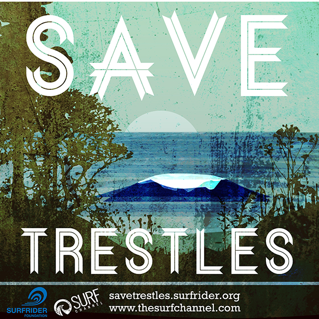 Save Trestles, Surfrider Foundation, Surf Channel Graphic by Dilara Karabas