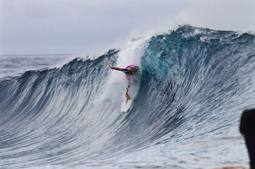 Ace. Fully committed and in the driver's seat. Photo: ASP/Kirstin