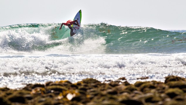 This was Taj's third final at Trestles but his first win. Photo: Hurley