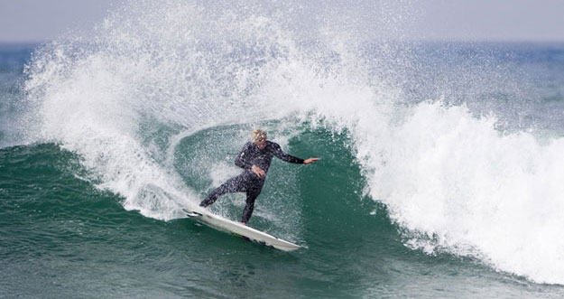 John Florence, showing his prowess at Lowers. Photo: ASP / Rowland