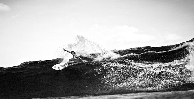 Pauline Ado. It's black and white. Photo: Courtesy of Rip Curl