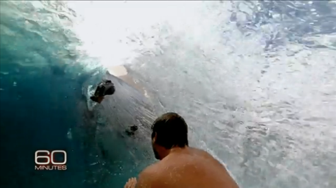 Barrel frame grab from 60 Minutes.