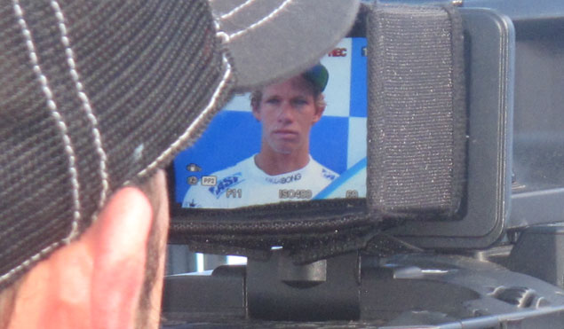 John John Florence. Not very close to us.