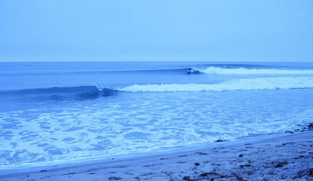 It's not easy to get a shot of Lower Trestles with this many guys out. Photo: Adam Burns