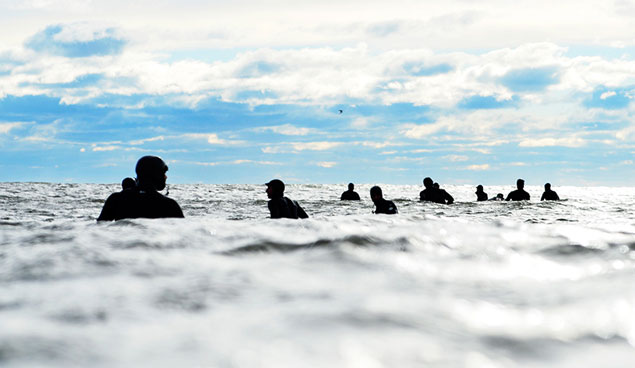 There are a lot more bobbing heads. And with that comes a lot more danger. Photo: Jeremy Hall