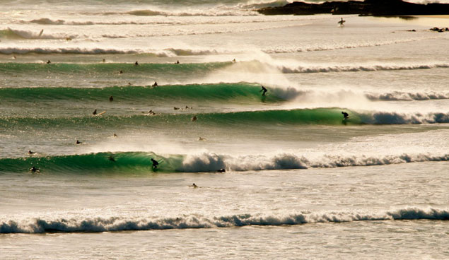 It's days like this that make you both love and hate surfing. Photo: Cyrus Sutton