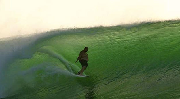 Jimbo Pellegrine, surfing’s Butterbean. Photo: Ricardo Junji