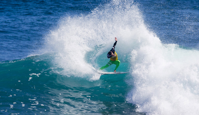 Hard to deny, or compete against, this brand of power surfing. Photo: ASP | Cestari