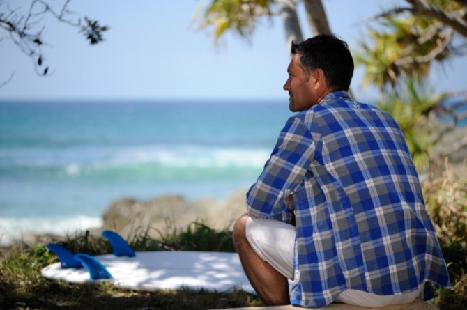 Gay surfer David Wakefield struggled with revealing his sexual preference to his broader surfing community for 20 years. Photo: Out In The Lineup