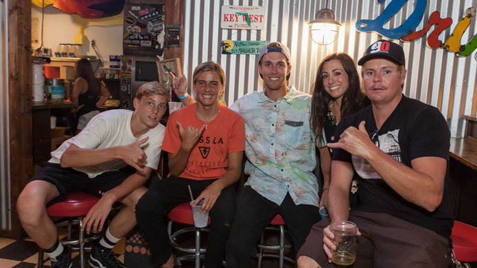 L to R- Tate Shockley, Simon Hetrick,  Joey Dwyer, Natalie Morrocu and Colin Herlihy. Photo: Leigh Dwyer