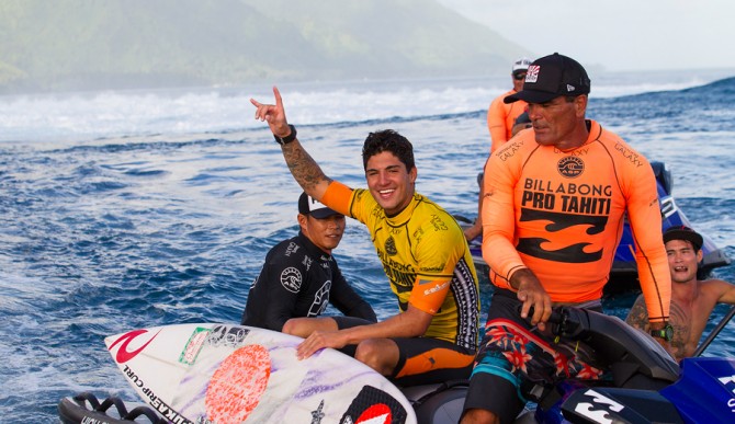 Well-deserved win for the Brazilian. Photo: ASP|Kirstin