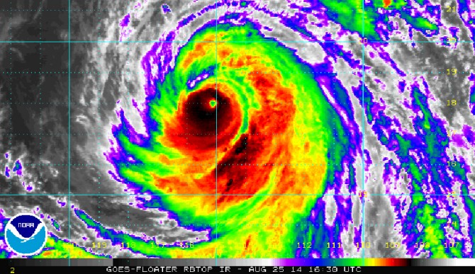 Hurricane Marie is one bad mamma jamma. Photo: National Oceanic and Atmospheric Administration