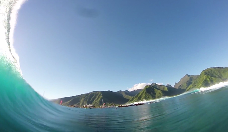 teahupoo barrel