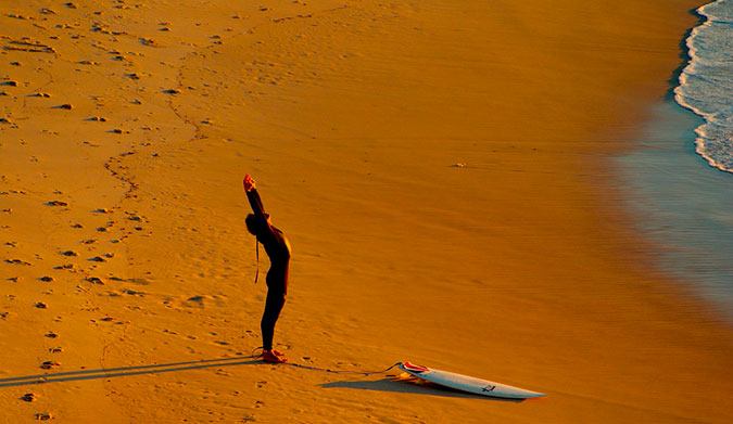 Post or pre-surf stretch?