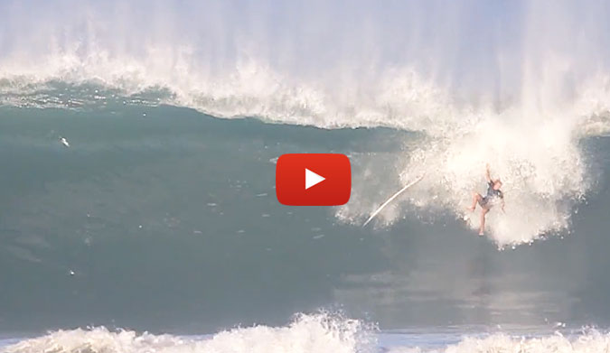 Skip McCullough knows exactly what it takes to get gigantic barrels. It take gigantic wipeouts.