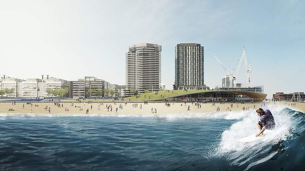 The view to the beach. Source: Damian Rogers Architecture, Arup and Squint/Opera