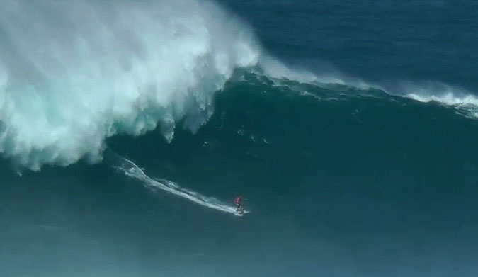 Kai Lenny Surfs Jaws On A Jetsurf For The First Time Ever 