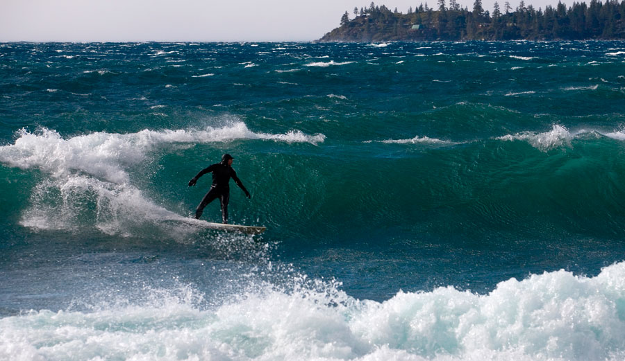 surfing lake tahoe