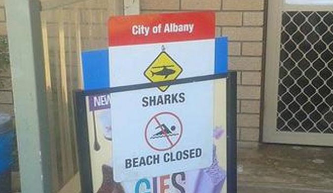 Today's attacked forced local officials to close the beach and surrounding areas. They are warning holiday makers and locals not to enter the surrounding waters until further notice. Photo: <a href="http://www.9news.com.au">9News.com.au</a>