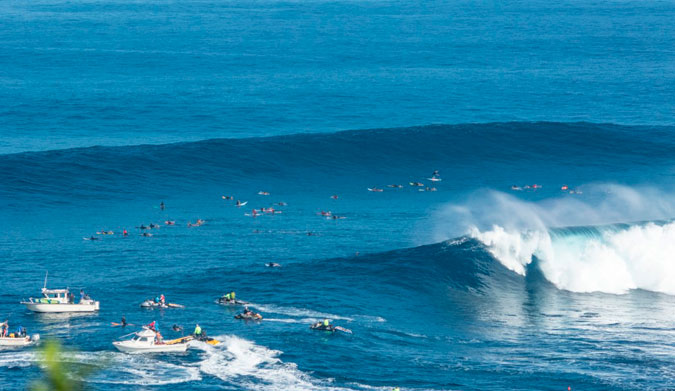 Traffic at Jaws.