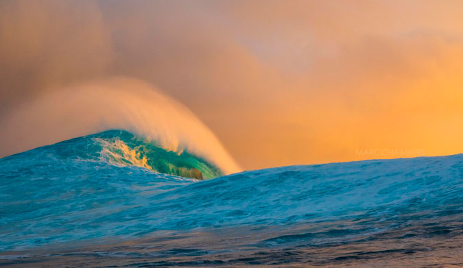 A morning at Jaws.