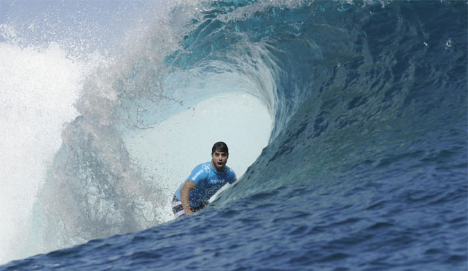 Ricardo was air lifted to a local hospital where he will undergo emergency surgery. Photo: WSL