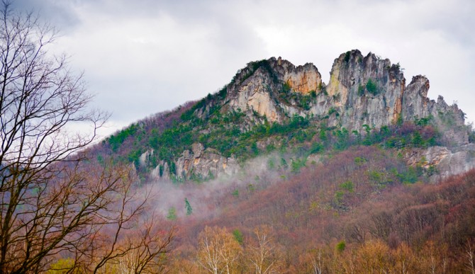 Seneca Rocks.