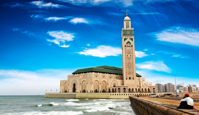 The Hassan II Mosque in Casablanca, Morocco. Photo: Shutterstock