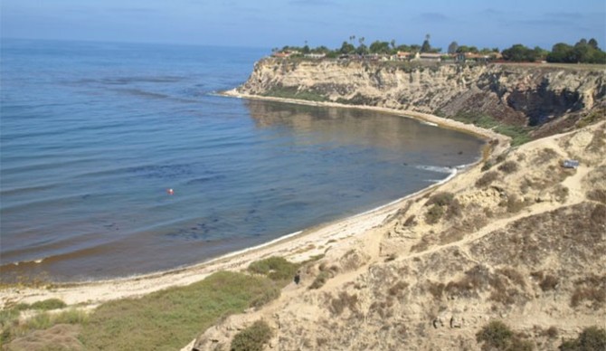 One of the most welcoming breaks in Los Angeles: Lunada Bay. Photo: Nicholas Watt