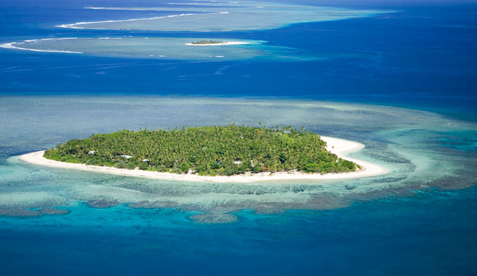 Tavarua from the air.