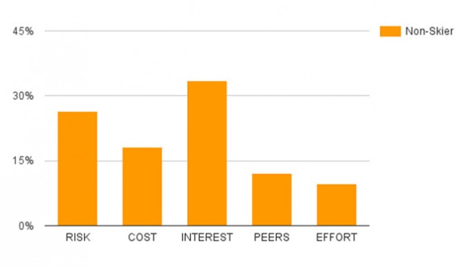 Non-skier survey responses.