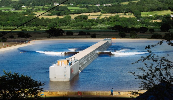 The park in Austin will leverage the same Wavegarden technology that exists at Surf Snowdonia and the Wavegarden in Spain. Photo: Surf Snowdonia