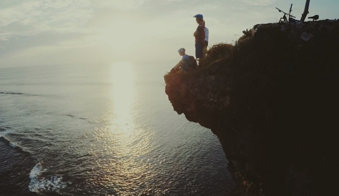 Is this the world's best location for a surf check? 