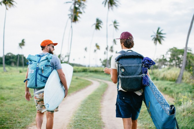 My new day bag. On the left. Photo: Poler