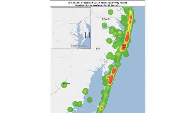 Spatial data from the Mid-Atlantic Coastal Recreation Study