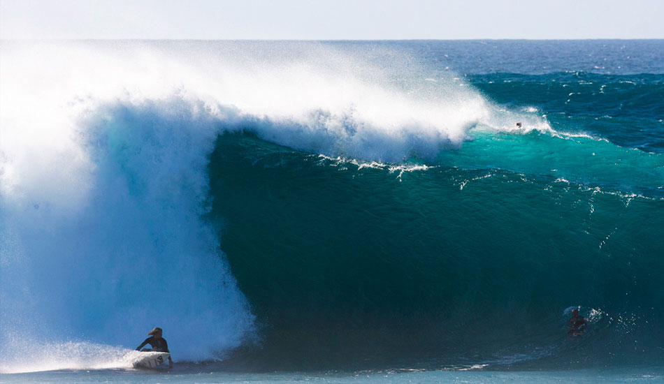 John John Florence, loading up. 