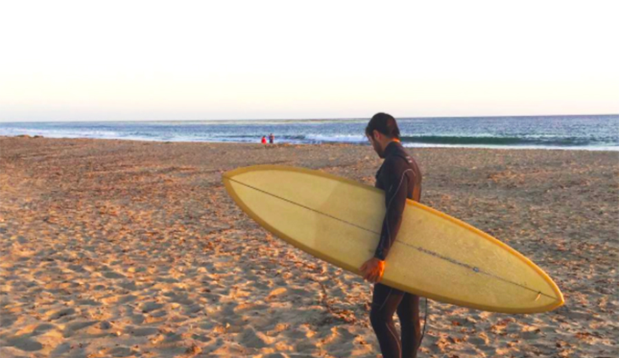 Get warmed up for your next surf. Photo Via Instagram @timsenesiyoga.