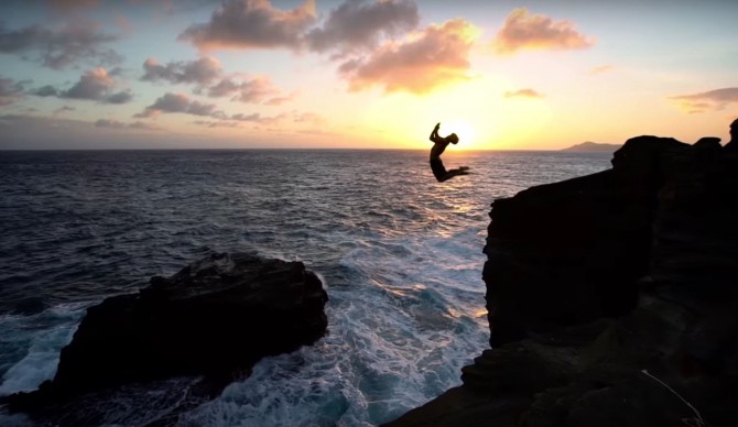 Crazy Cliff Jump 1