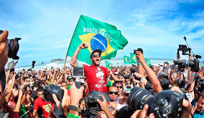 Filipe Toledo Oi Rio Pro. Photo: WSL